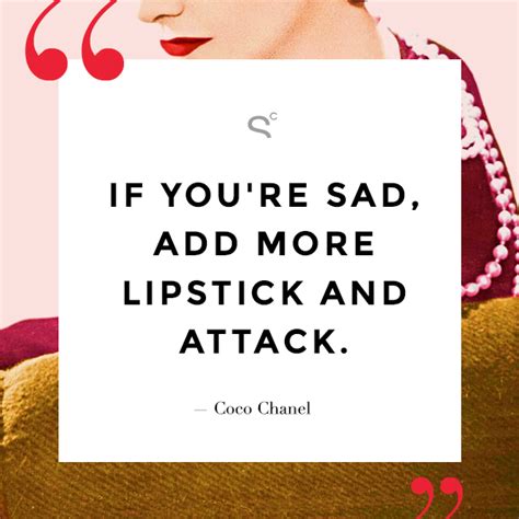 red lipstick quotes coco chanel.